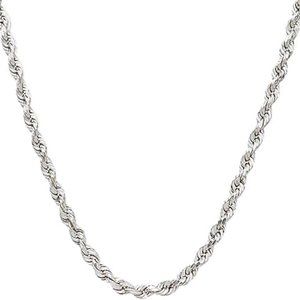 ORENTINI  4MM Rope Style Necklace Chain for Men and Woman, Boys and Girls